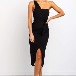 White one shoulder dress